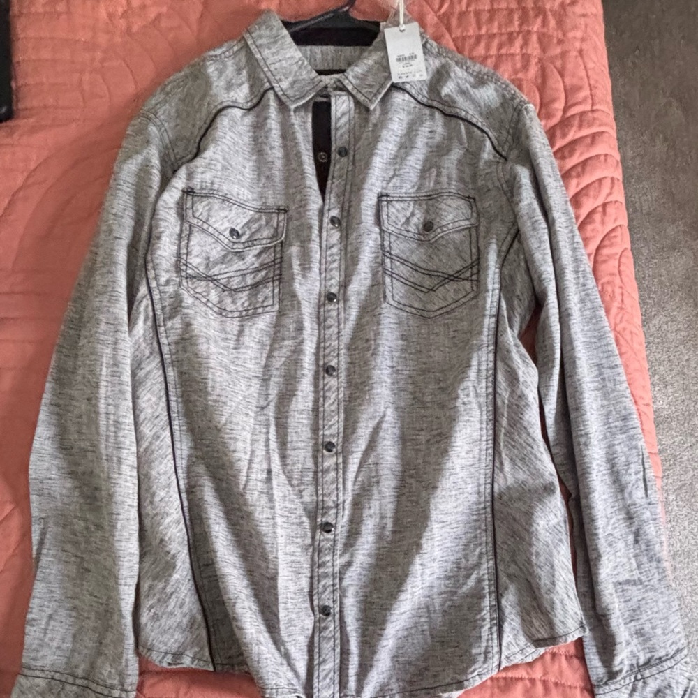 BKE Gray Dress Shirt
